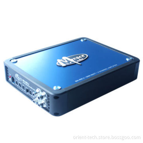 Car Amplifier with 3CH Full Range Digital Compact Dual Colors LED Indicate Working Status